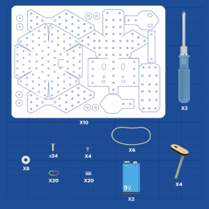 Pack escolar de repuestos para 10 Robotugas